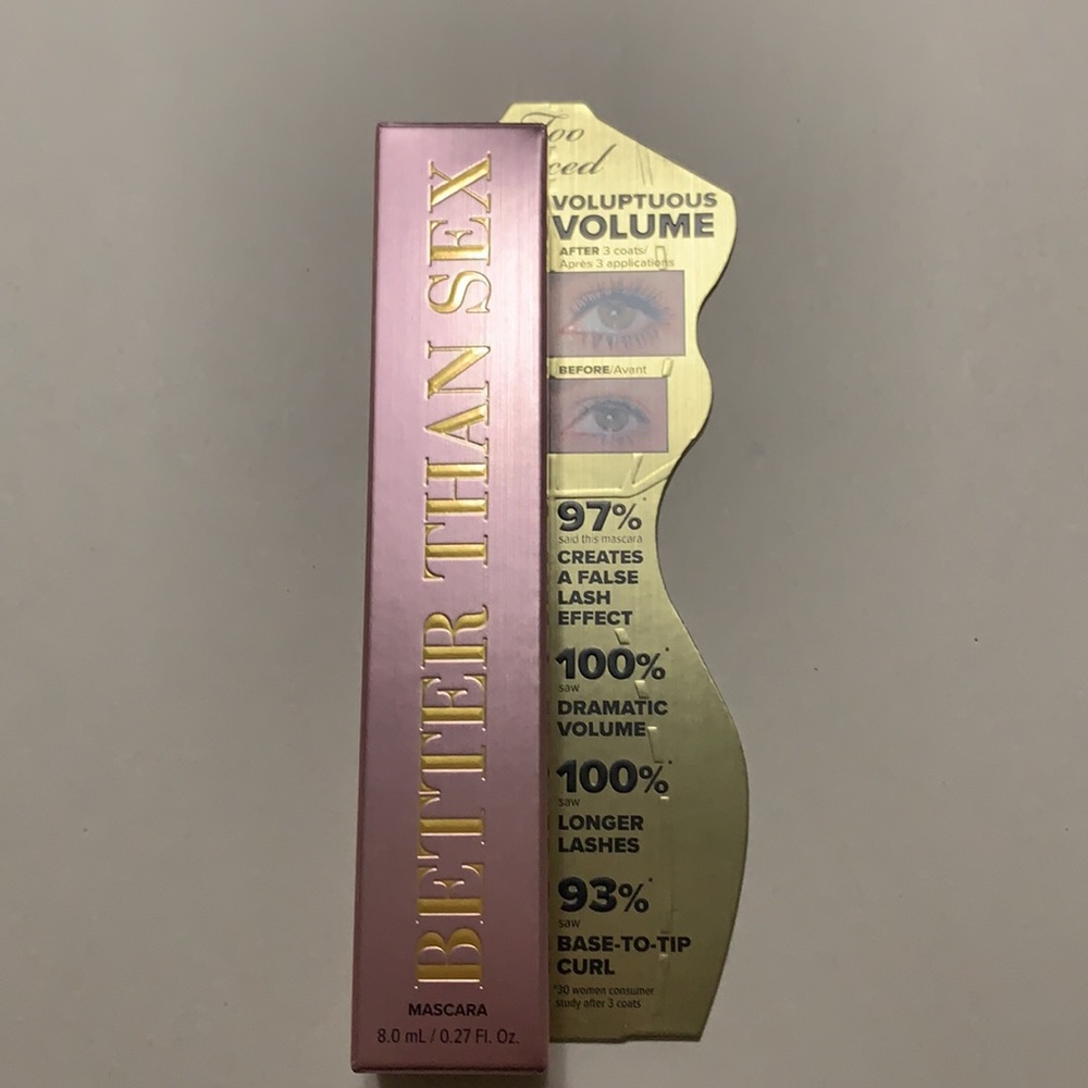 NIB Too Faced Better Than Sex Mascara
